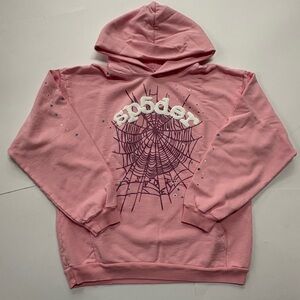 Pink Sp5der OG Web Hoodie